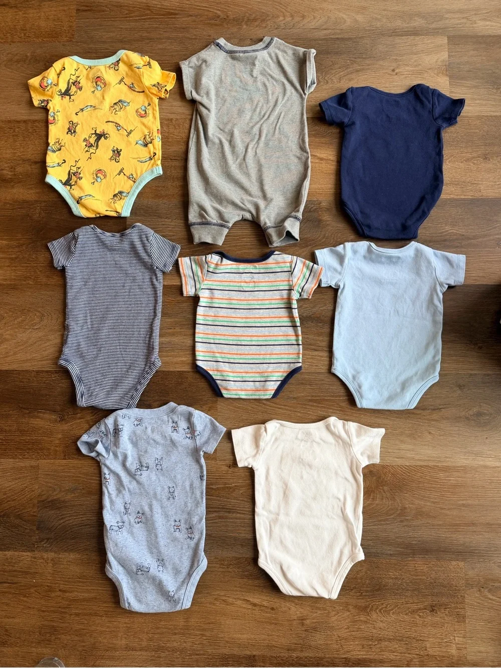 CAT & JACK | Onesie Bundle | Baby Bodysuits | Short Sleeve Lot | Romper